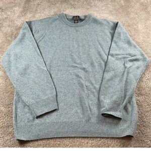 Jos. A. Bank Executive Collection Lambswool Blend Crew Neck Sweater Mens XL Blue